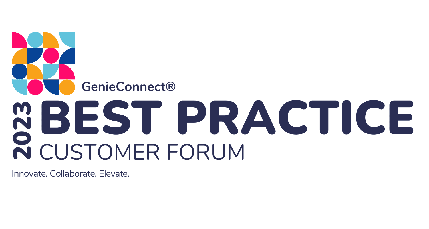 GenieConnect® Best Practice Forum